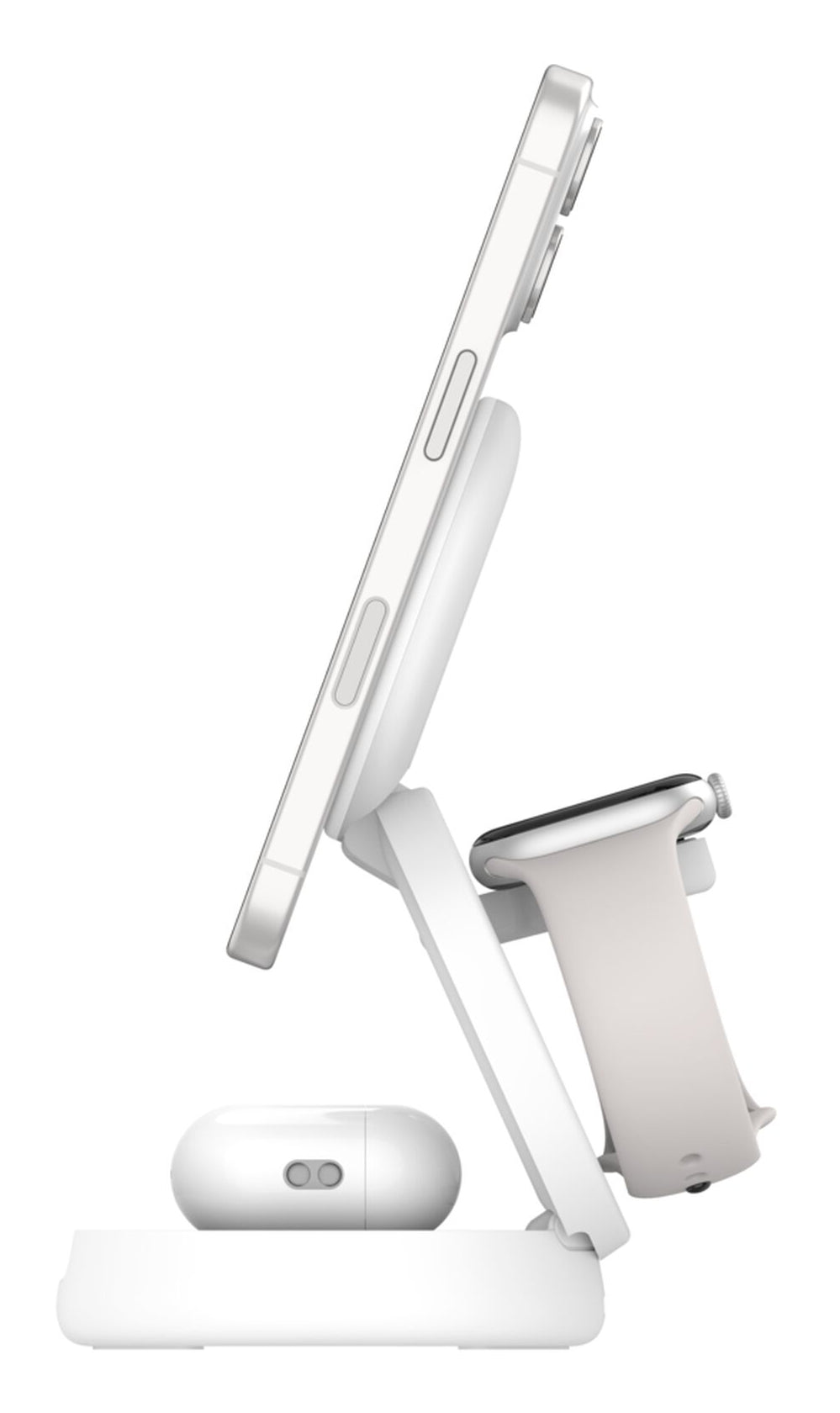 Belkin BoostCharge Ladestation – 15 W, 3-in-1, Qi2, magnetisch, klappbar