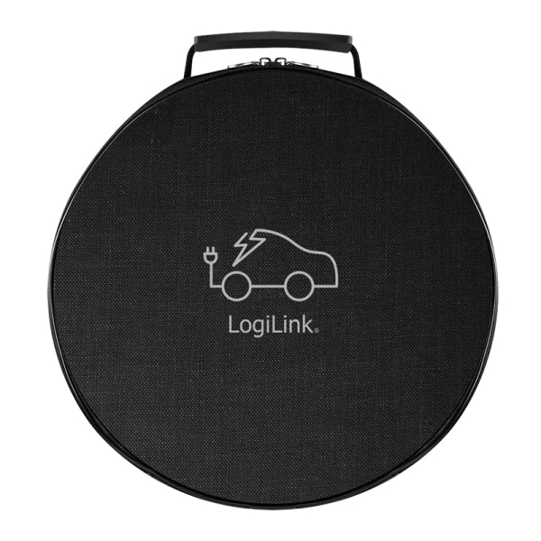 LogiLink Adapterkabel, Typ 2–Typ 2, 3-phasig 22 kW, 2,5 m, IP54/IP65 – Schwarz