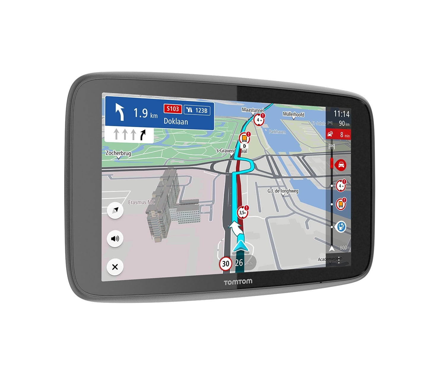 TomTom GO Expert Plus Navigationsgerät – 17,8 cm (7"), Touchscreen, 32 GB, Schwarz