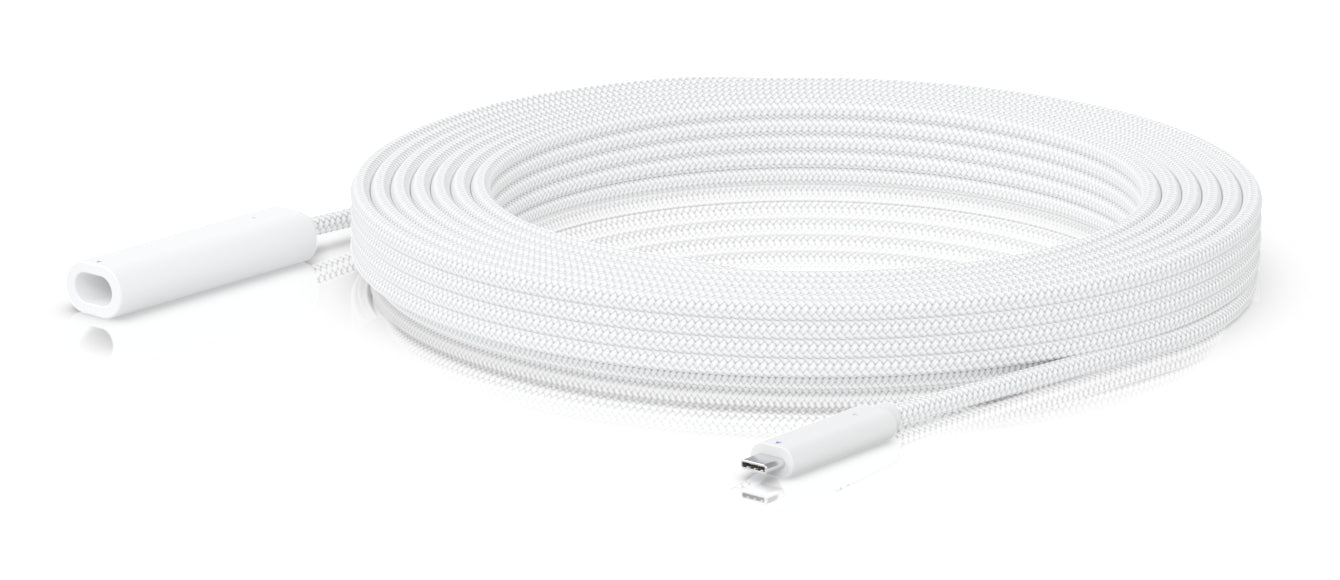 Ubiquiti Headset-/Systemkabel – Stecker zu Buchse – 10 m, Weiss, für UVC-AI-Theta und andere