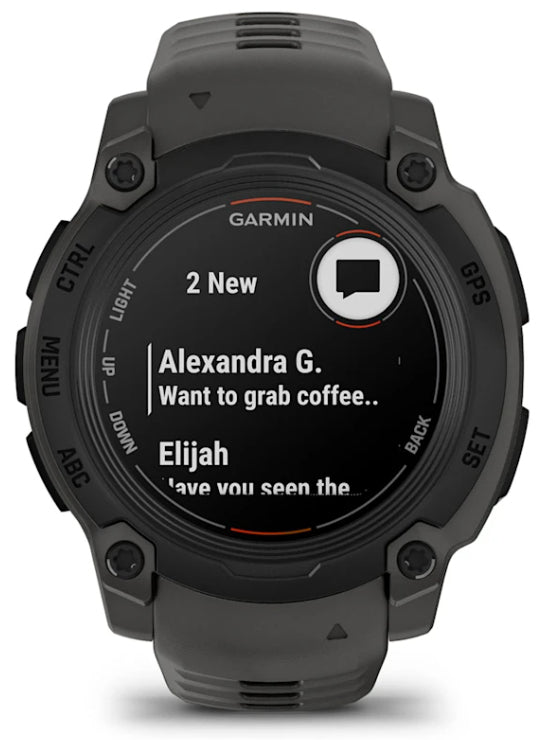 Garmin Instinct E – Smartwatch – 40 mm, Connected GPS, Bluetooth, Regen/Duschebeständig, Schwarz, Sportarmband