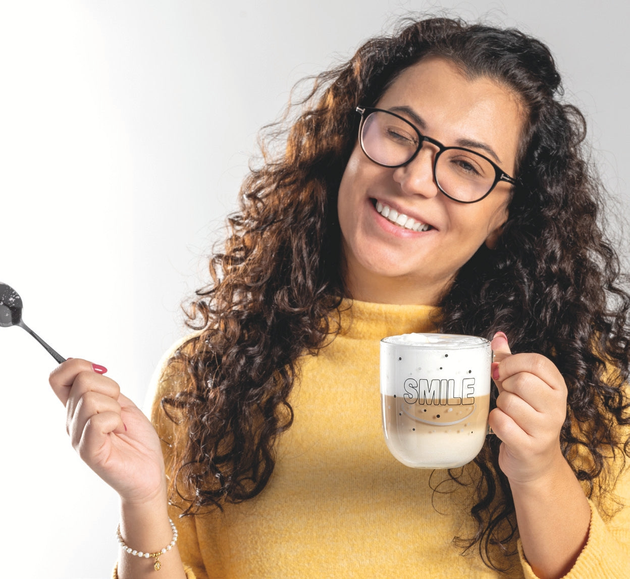 LEONARDO Tasse – 400 ml, Ø 8,7 cm, Glas, Transparent, spülmaschinenfest, mikrowellengeeignet