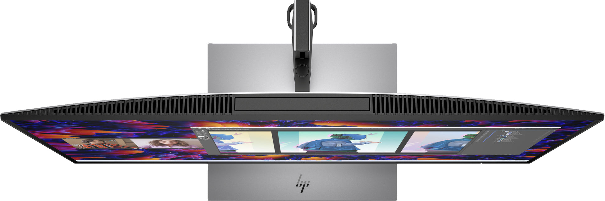 HP Z24m G3 – Monitor, 23,8" 2560 × 1440 (WQHD), IPS, 90 Hz, 400 cd/m², VESA 100 × 100, Silber