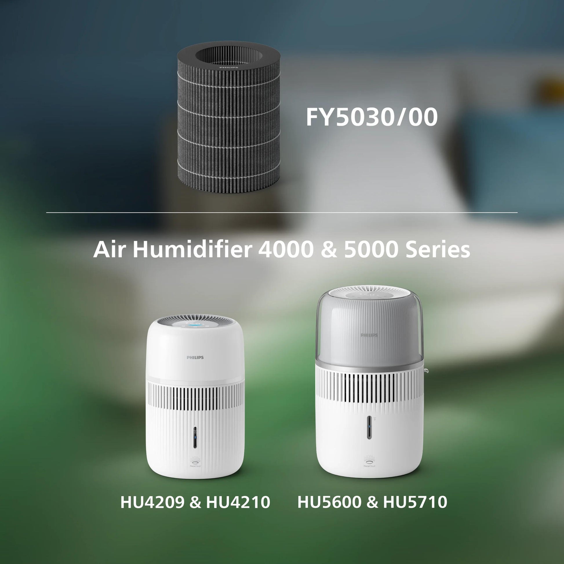 Philips Luftbefeuchterfilter FY5030/00 – für Philips Serie 5000 (HU5710/00, HU5710/03)