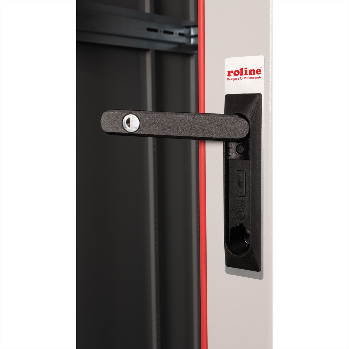 ROLINE Basic – 19" Netzwerkschrank 42U, IP20, abschliessbar, 800 × 1000 × 2010 mm, lichtgrau, Stahl