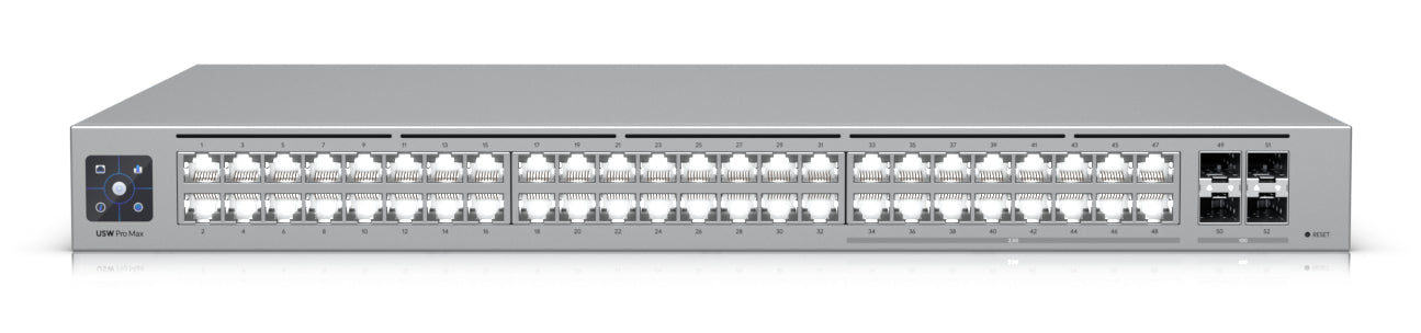 Ubiquiti Pro Max 48 – Managed Switch – 48×2.5G, 4×SFP+, L3, 1U