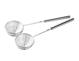 Stöckli Fonduesieb 2 Stk., 24 cm, Edelstahl, Silber