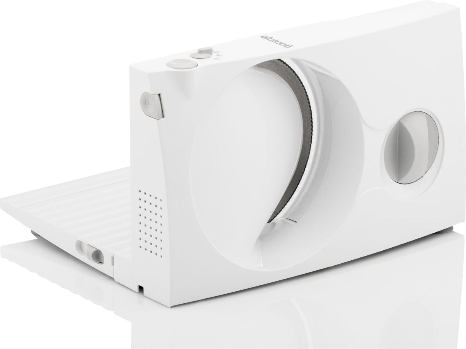 Gorenje Allesschneider R402W – Ø 17 cm, 100 W – weiss/edelstahl