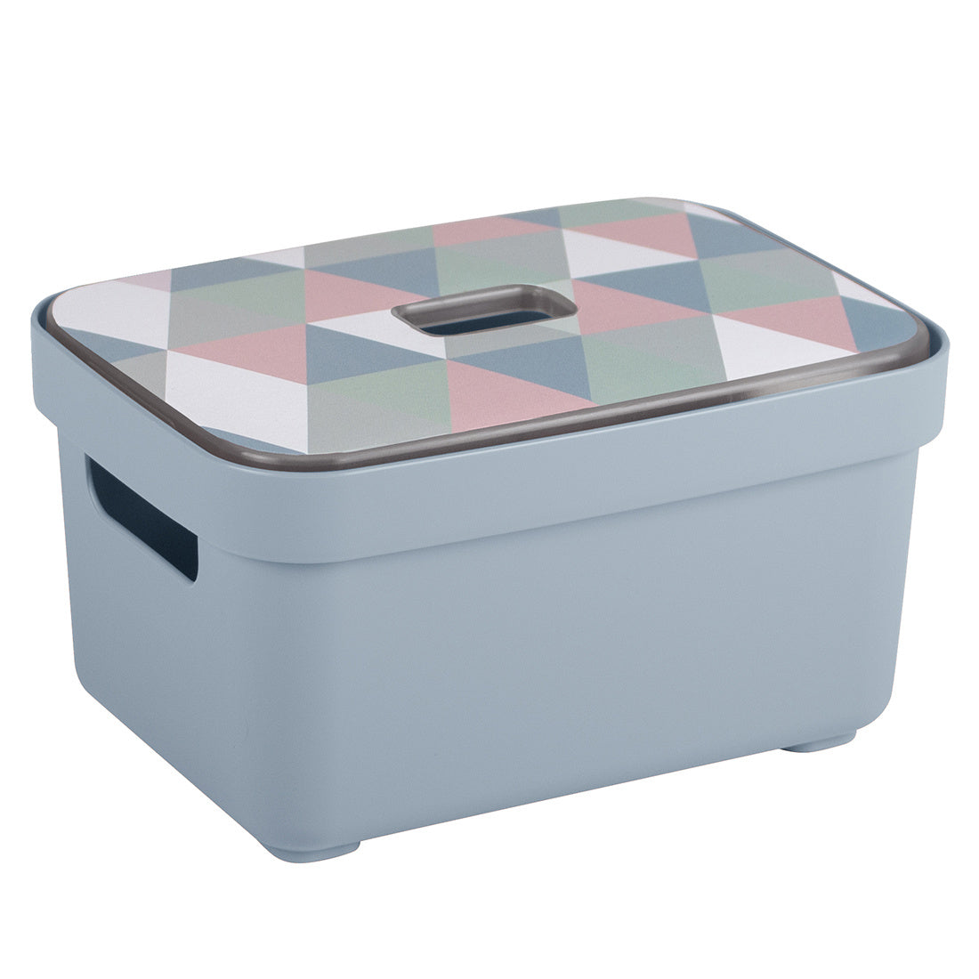 Sigma home Aufbewahrungsbox 2,5 l ohne Deckel – Kunststoff – Blau – 177 × 128 × 93 mm