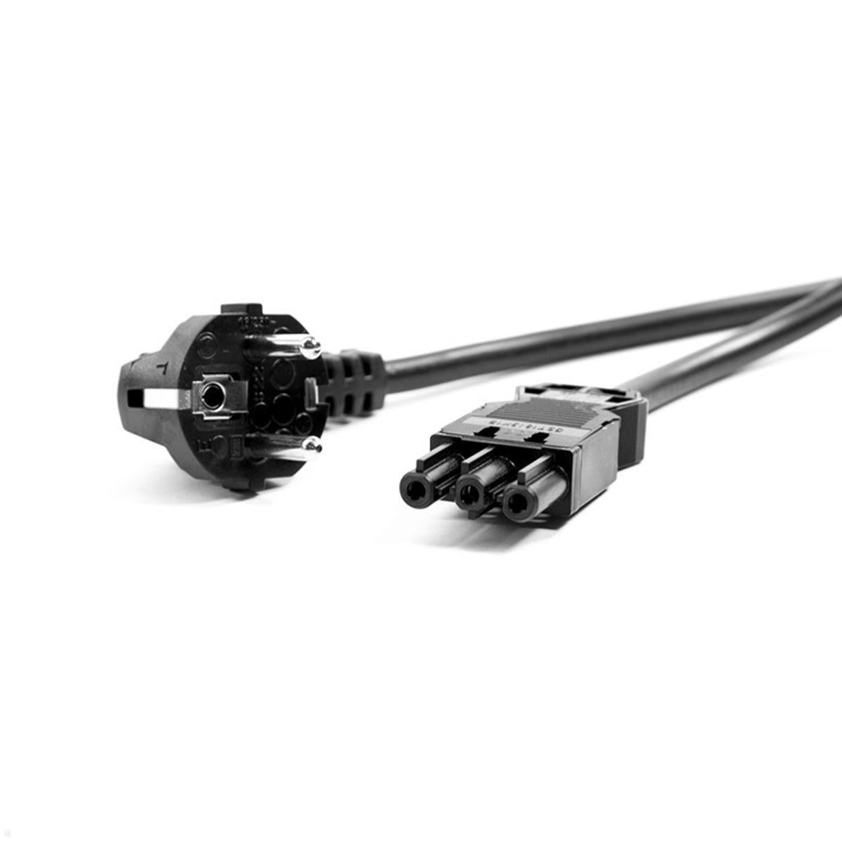 Bachmann GST18 Stromkabel – 1 m, H05VV-F, 3×1 mm², schwarz