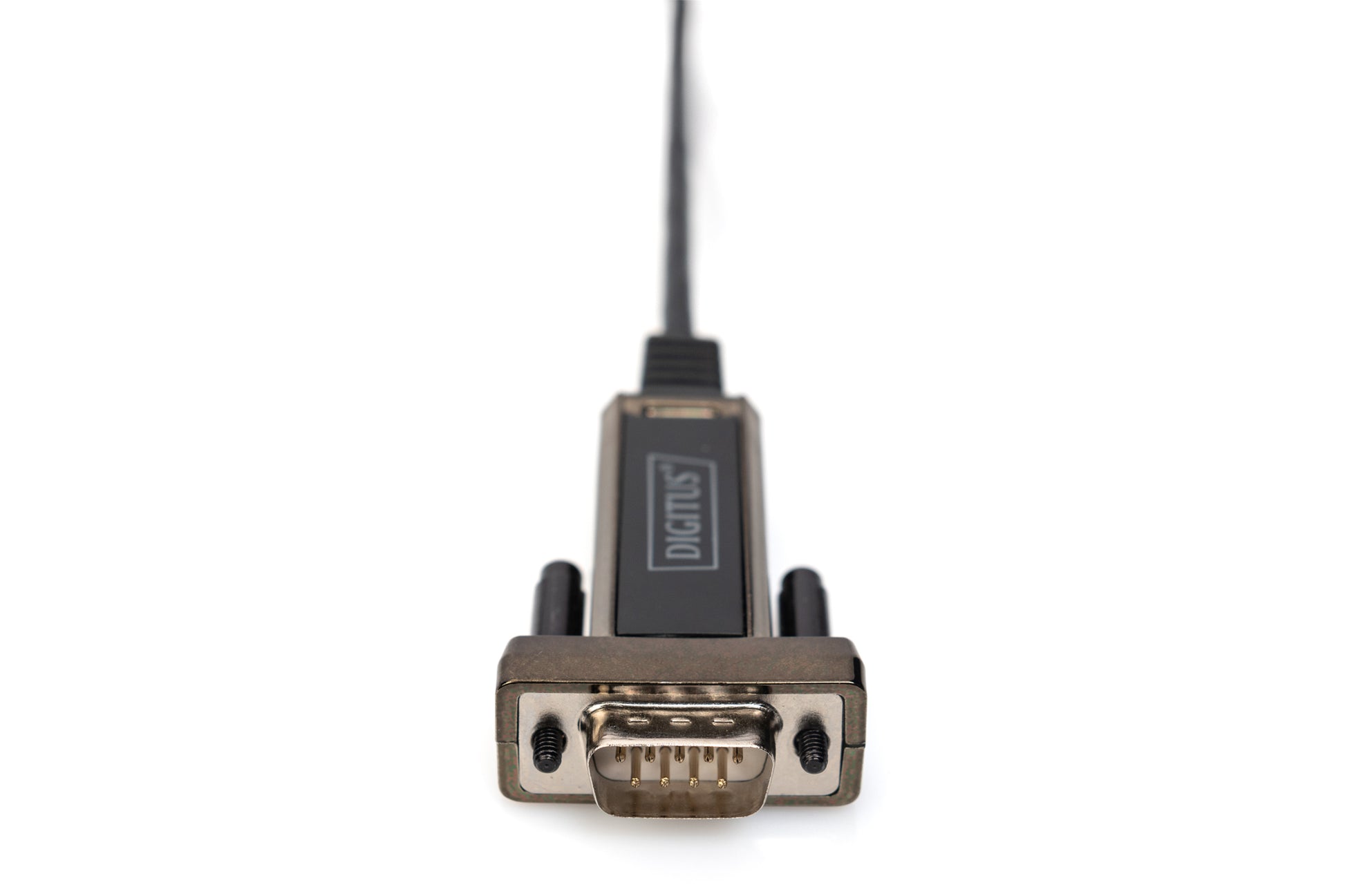 Digitus Seriell-Adapter USB-C zu DB-9 (RS-232, 9-pol, männlich zu männlich) – 1 m – Schwarz