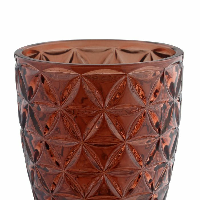 EGLO Windlicht – Glas, rot – Ø 7,3 × 7,3 cm – 4‑teilig