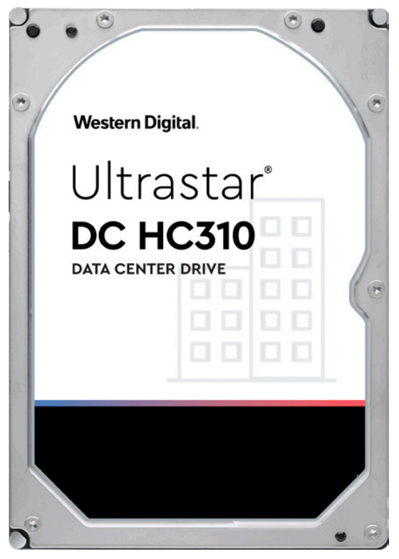 Western Digital Ultrastar DC HC310 – 6 TB, 3,5" SAS, 7'200 U/min