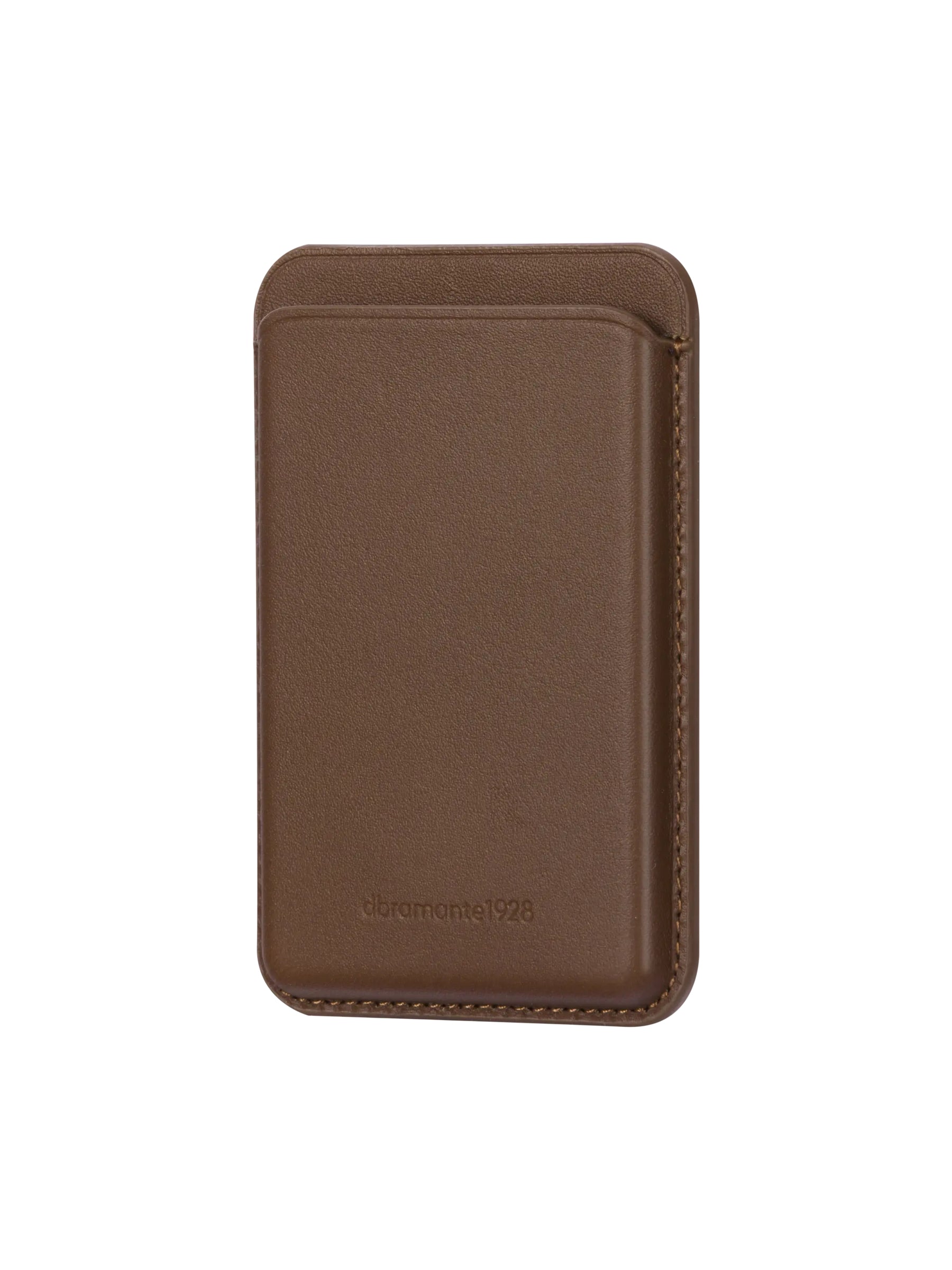 dbramante1928 ROCCGTDT6344 – Kartenhalter/Wallet – Leder, magnetisch abgeschirmt – für MagSafe – Beige
