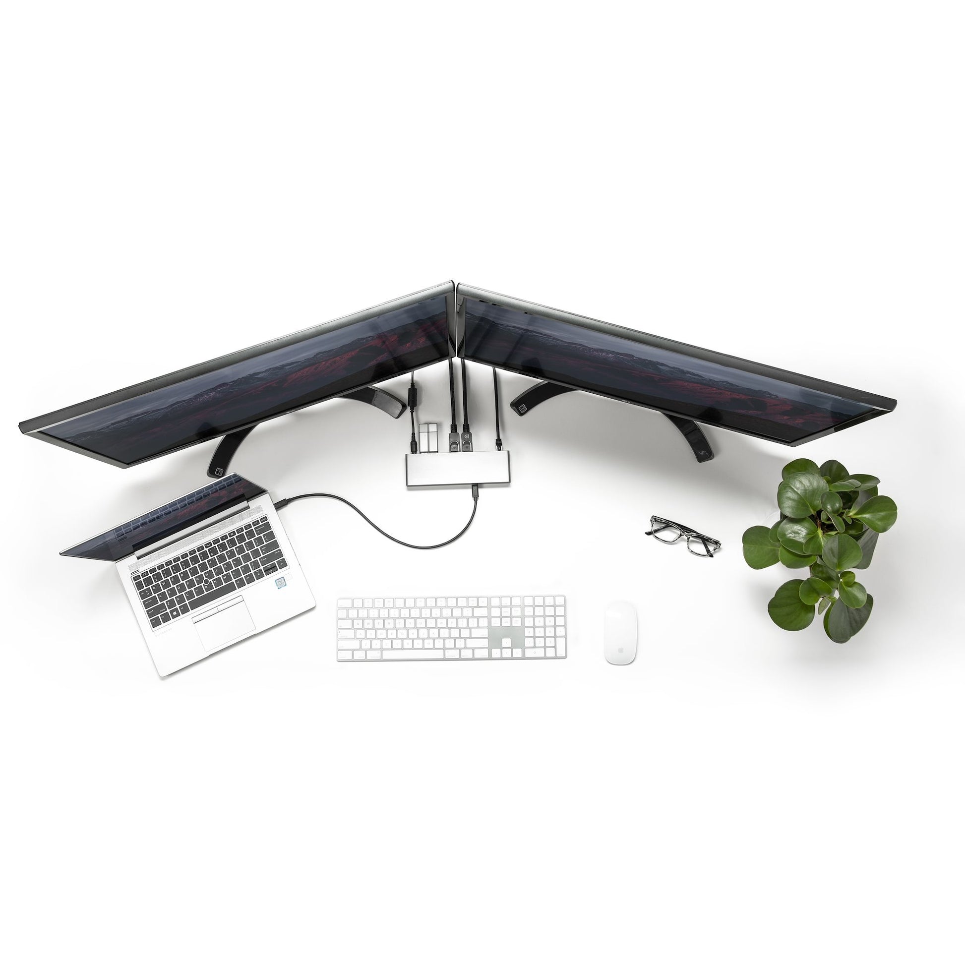 StarTech.com Dockingstation – Thunderbolt 3, 2× DP, 1× HDMI, 1× VGA, 2× USB-A, 85 W PD, GbE, für Windows/Mac