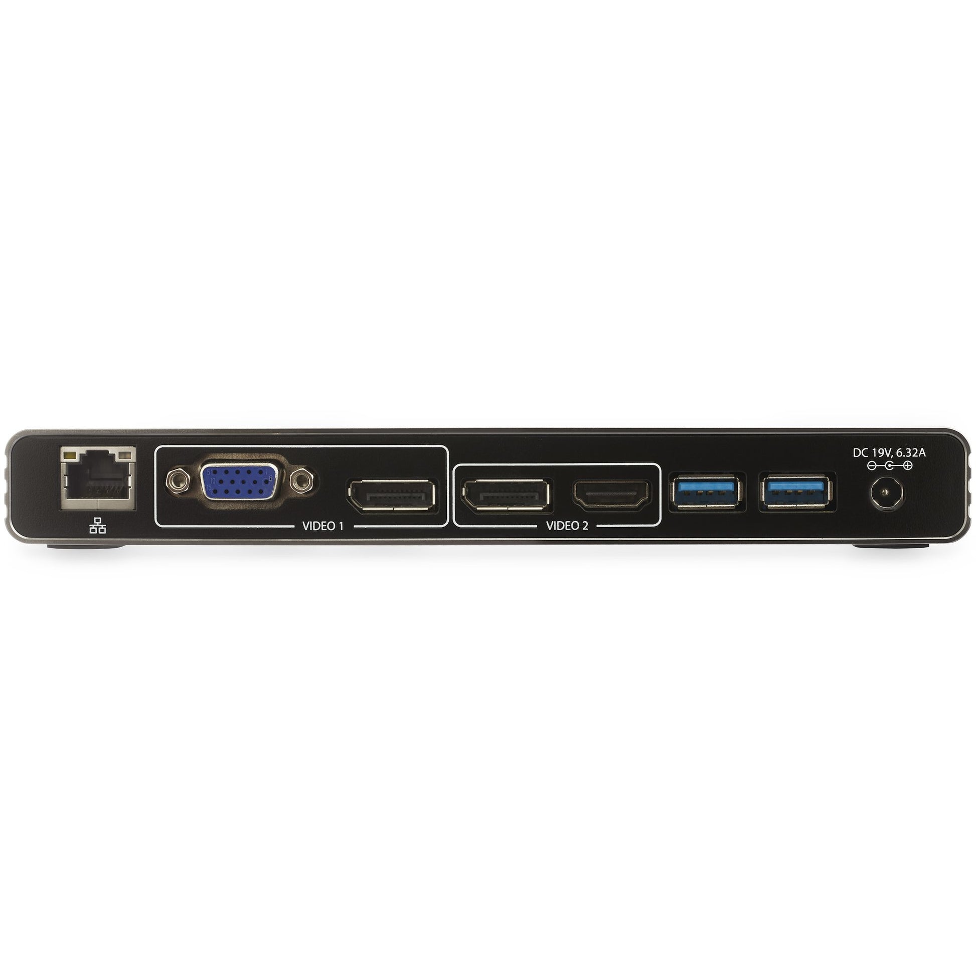 StarTech.com Dockingstation – Thunderbolt 3, 2× DP, 1× HDMI, 1× VGA, 2× USB-A, 85 W PD, GbE, für Windows/Mac