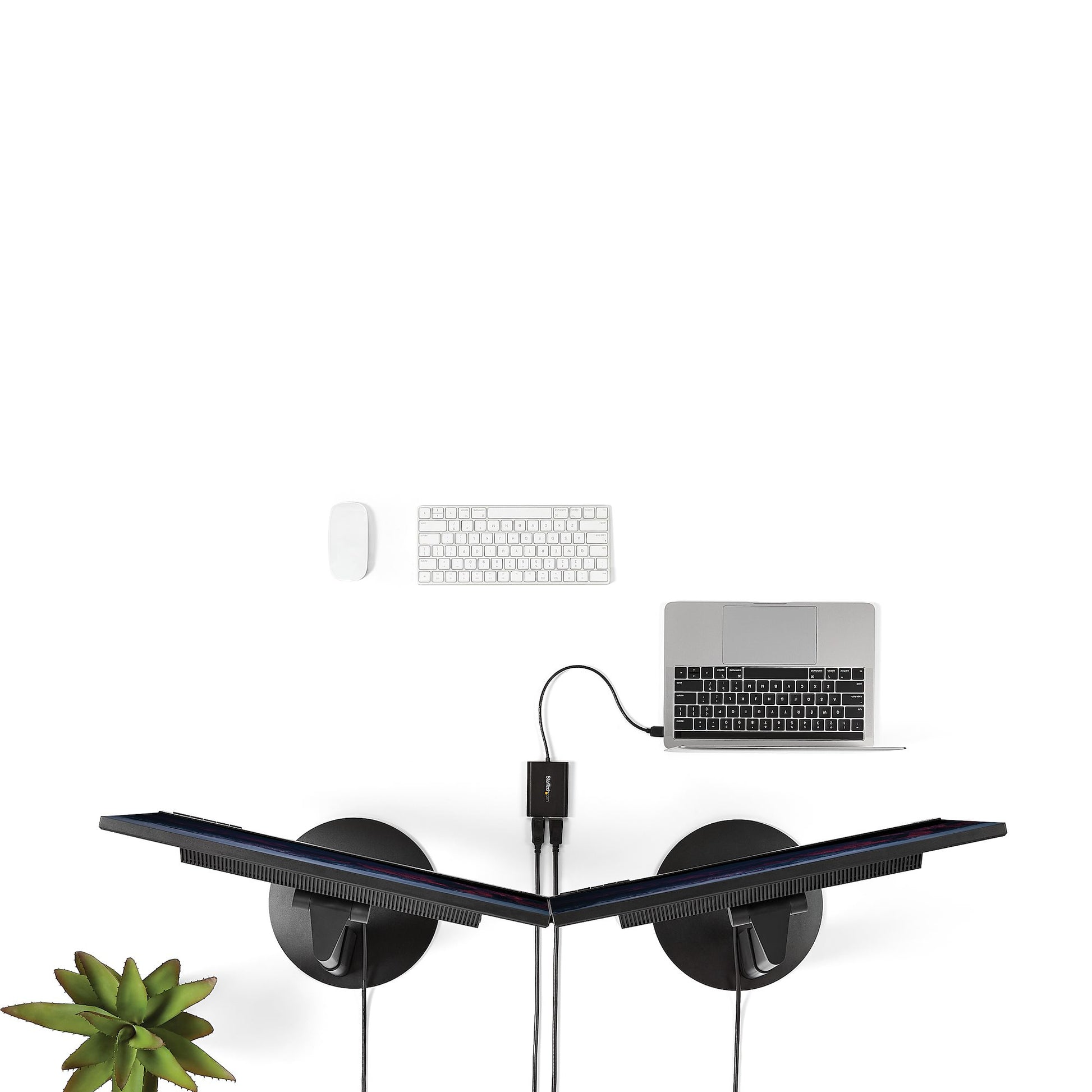 StarTech.com Multi-Monitor-Adapter USB-A zu 2× DisplayPort – 4K (4096 × 2160) @ 60 Hz, 0,3 m