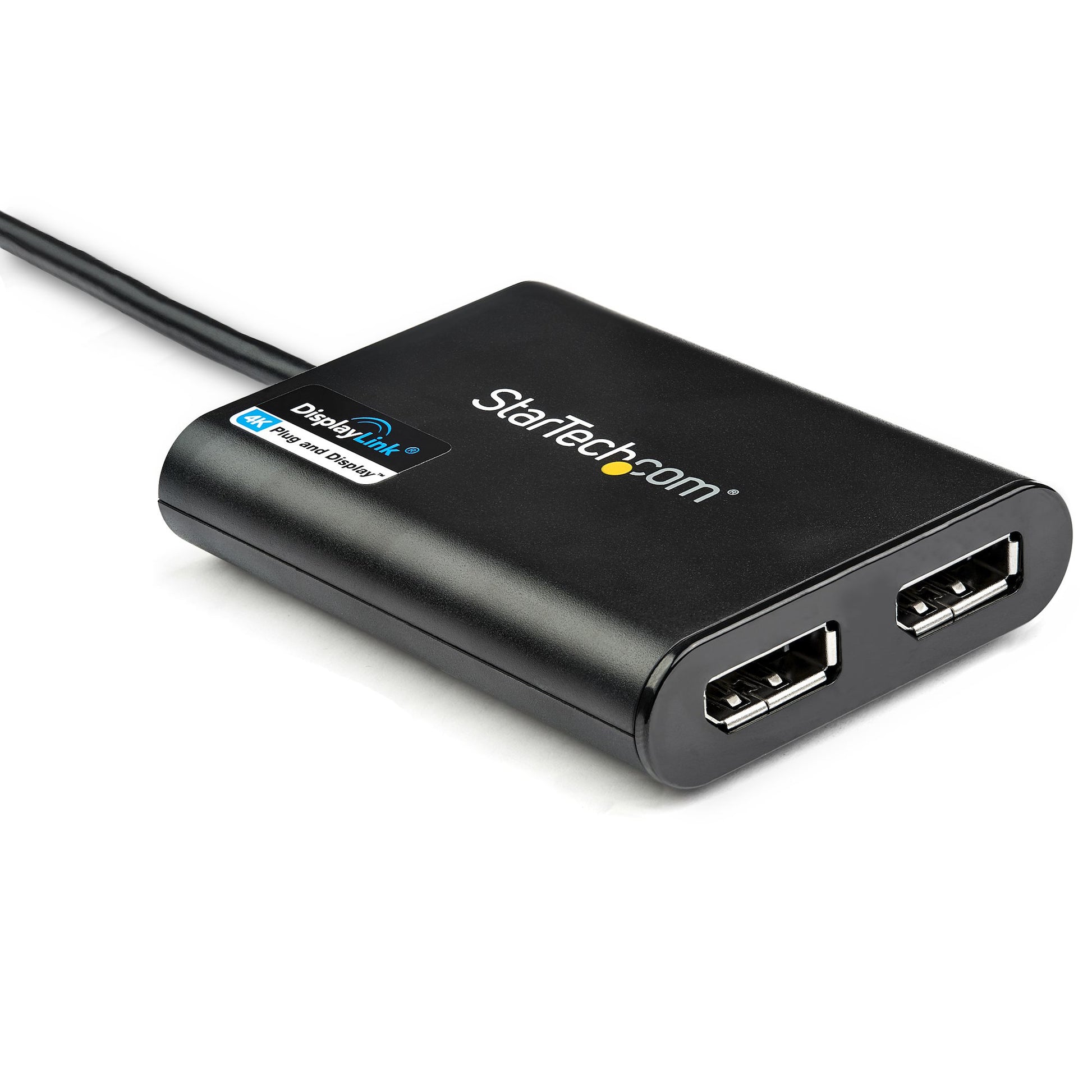 StarTech.com Multi-Monitor-Adapter USB-A zu 2× DisplayPort – 4K (4096 × 2160) @ 60 Hz, 0,3 m