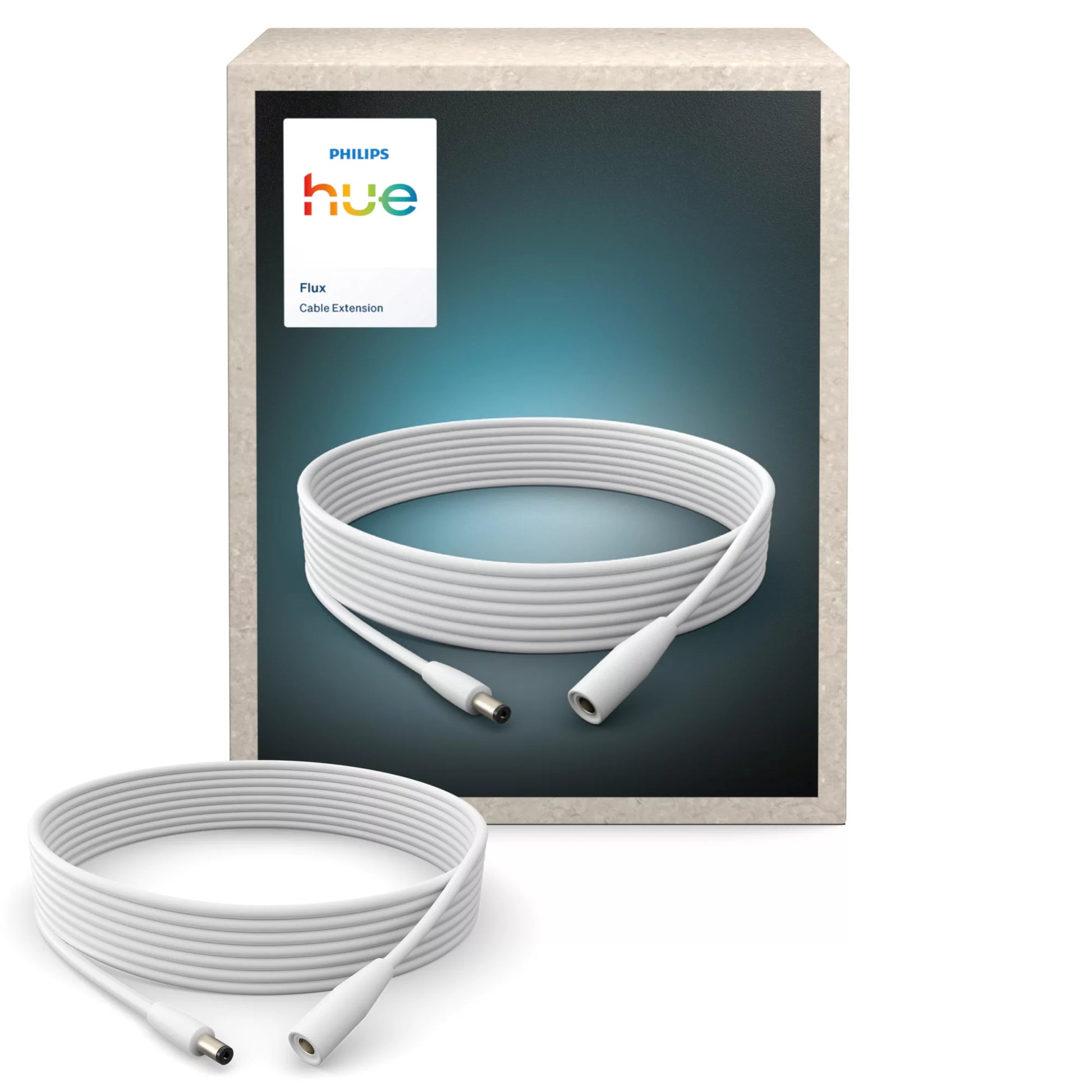 Philips by Signify Philips Hue Verlängerungskabel 5 m – für Hue Flux LED-Streifen – IP20 – Weiss, PVC – 1 Stk.