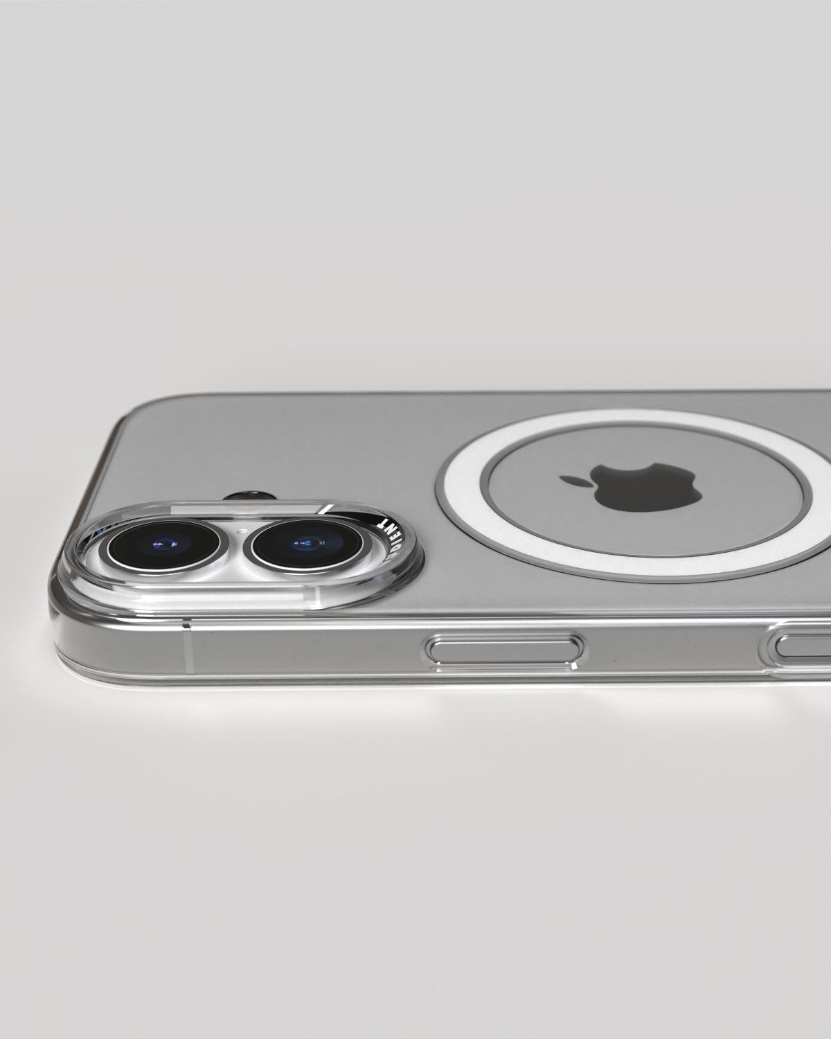 NUDIENT Thin Backcover – für Apple iPhone 16, MagSafe, Kunststoff, Transparent