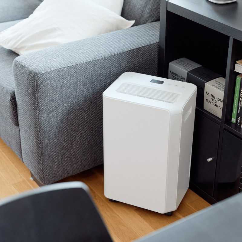 Ecofort Luftentfeuchter ecoQ DryAir 20L – 20 L/24 h, bis 50 m², Tank 4,5 l, Hygrostat