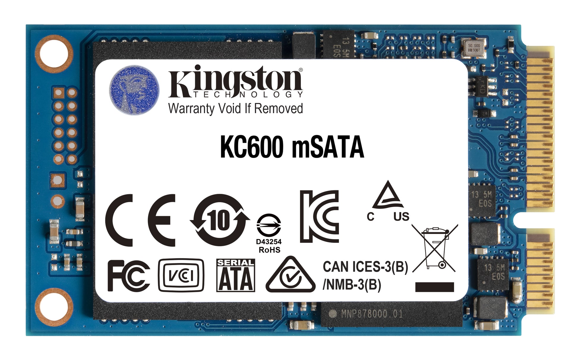 Kingston KC600 – 256 GB, mSATA