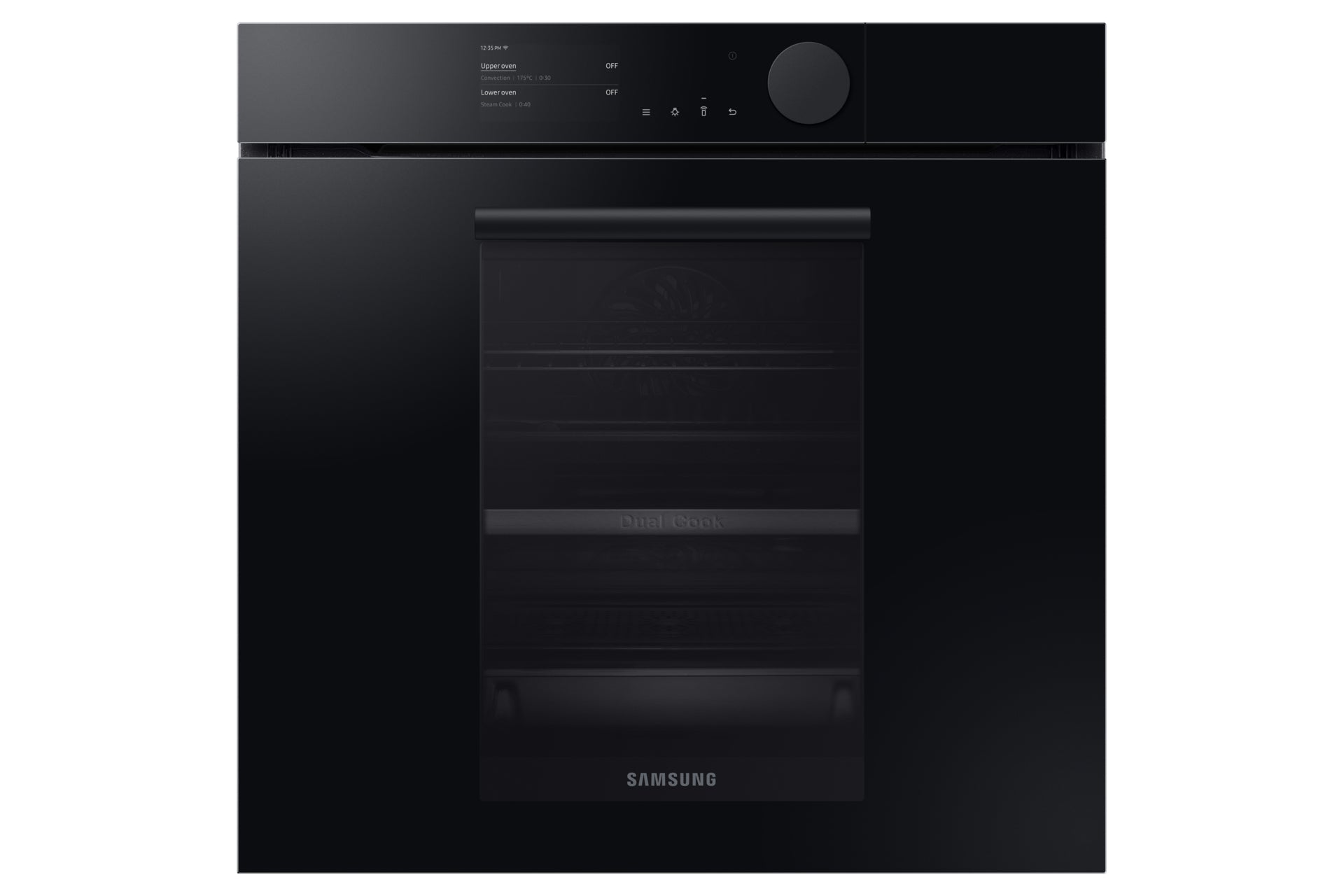 Samsung Einbau-Ofen NV8000 – 75 l, Dual Cook Steam & Pyrolyse – Onyx Schwarz