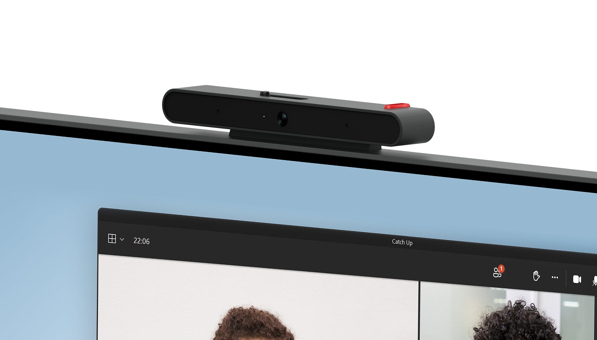 Lenovo Thinkcentre Tiny-In-One 24 – Monitor, 23,8", 60 Hz, 250 cd/m², KVM, Webcam, VESA 100 × 100, Schwarz