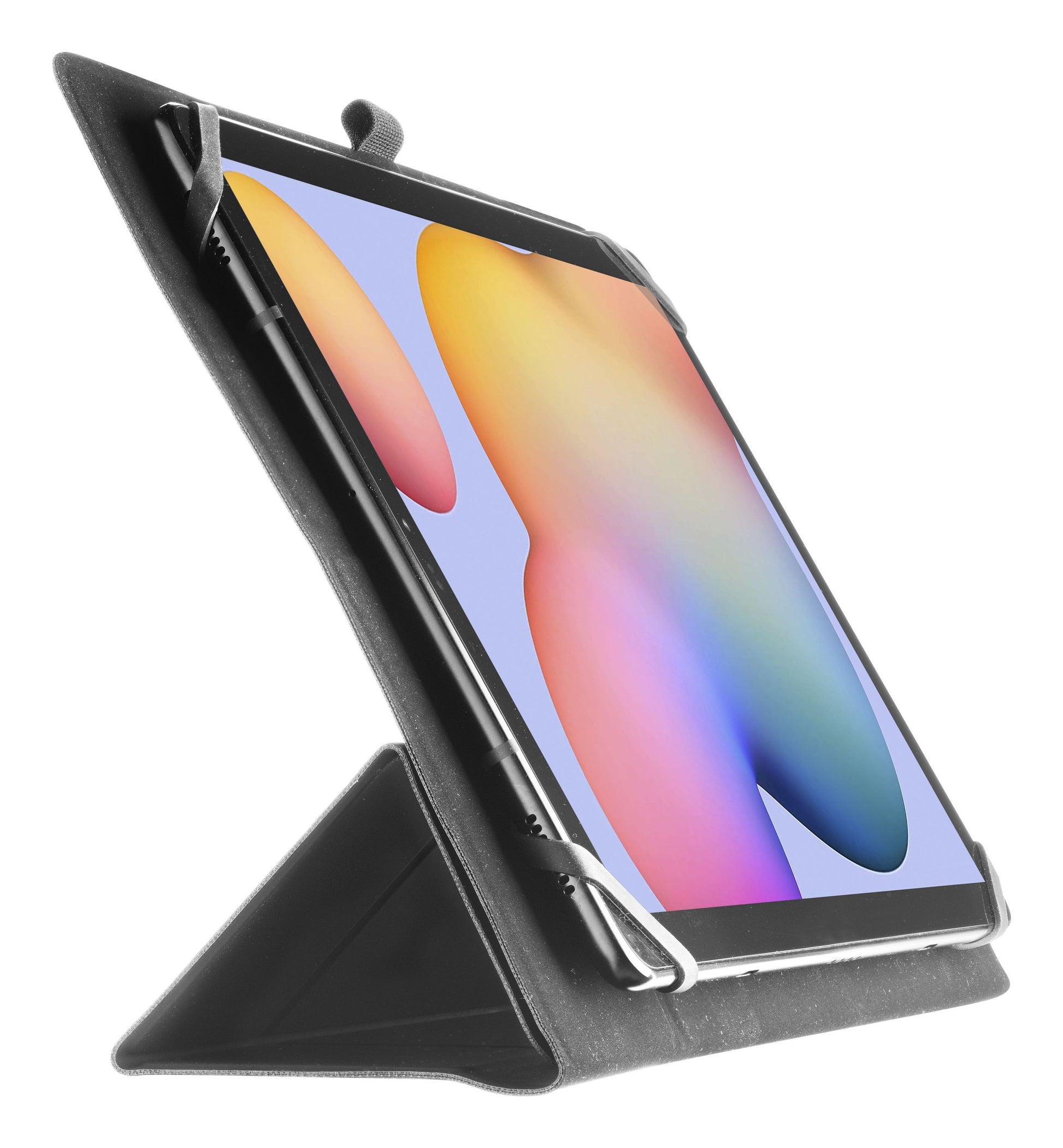 Cellularline Click Case Tab Notebook-Schutzhülle – für Tablets bis 10,5", Kunstleder, Schwarz