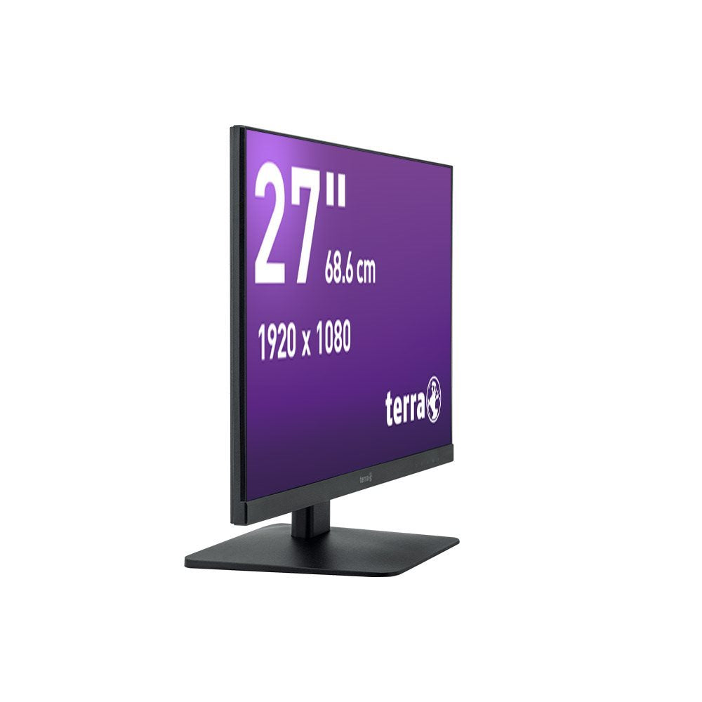 TERRA 2748W V3 – Monitor, USB-C, HDMI, DisplayPort, Schwarz