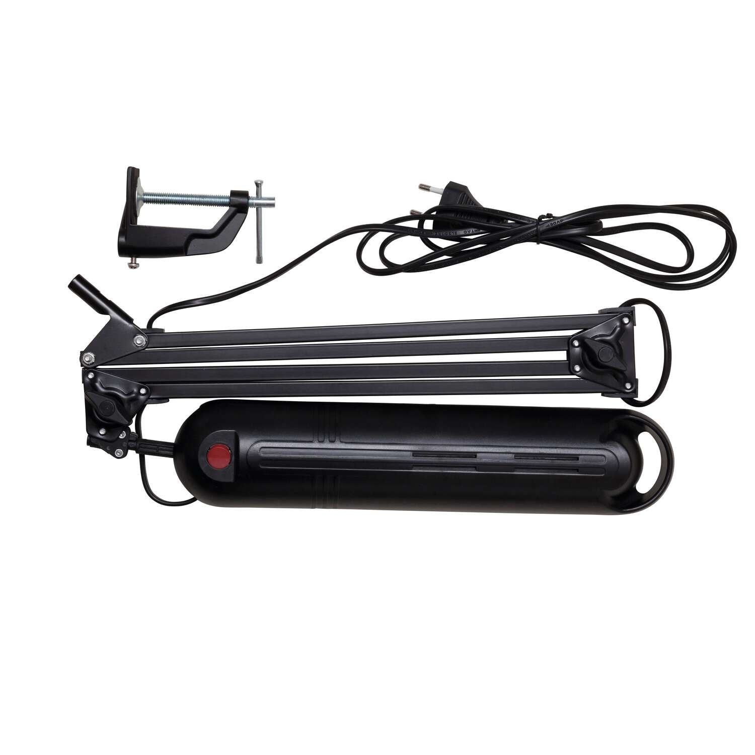 MAUL LED Tischleuchte Atlantic – Metall-Klemmfuss, drehbar, neigbar – 5'800 K – 400 lm 9 W – Silber Kunststoff
