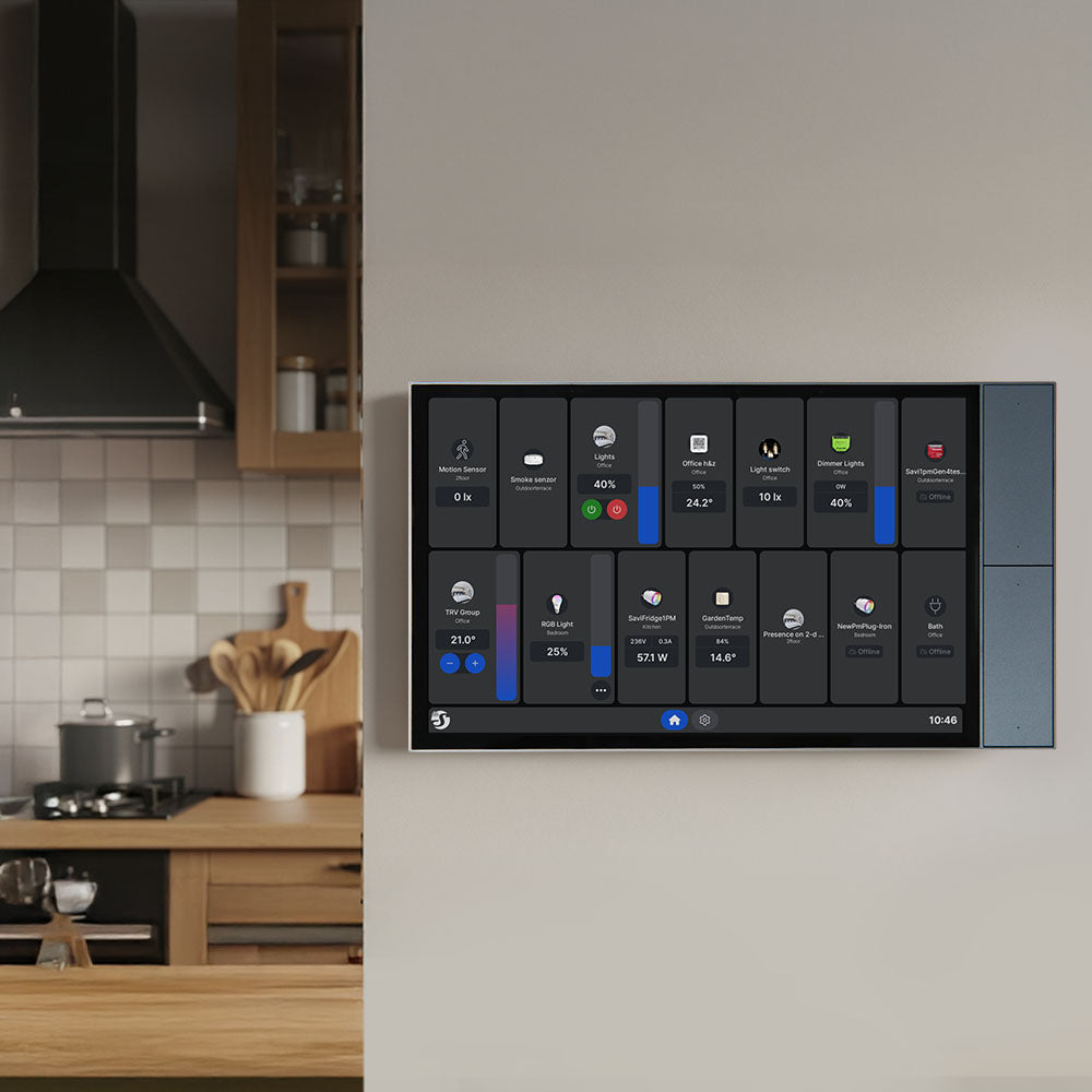 Shelly Wall Display XL – Smart-Display – 10,1", 1280×752 Pixel, WLAN, Bluetooth – grau