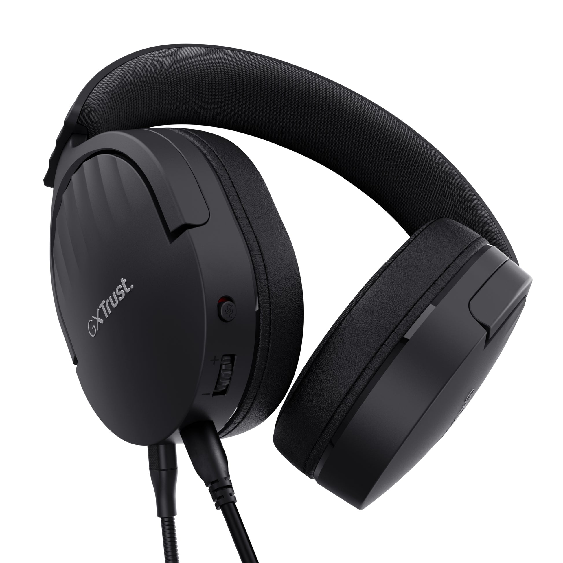 Trust GXT498 FAYZO Gaming-Headset – On-Ear, Stereo, Kabelgebunden, 3,5 mm Klinke, Schwarz