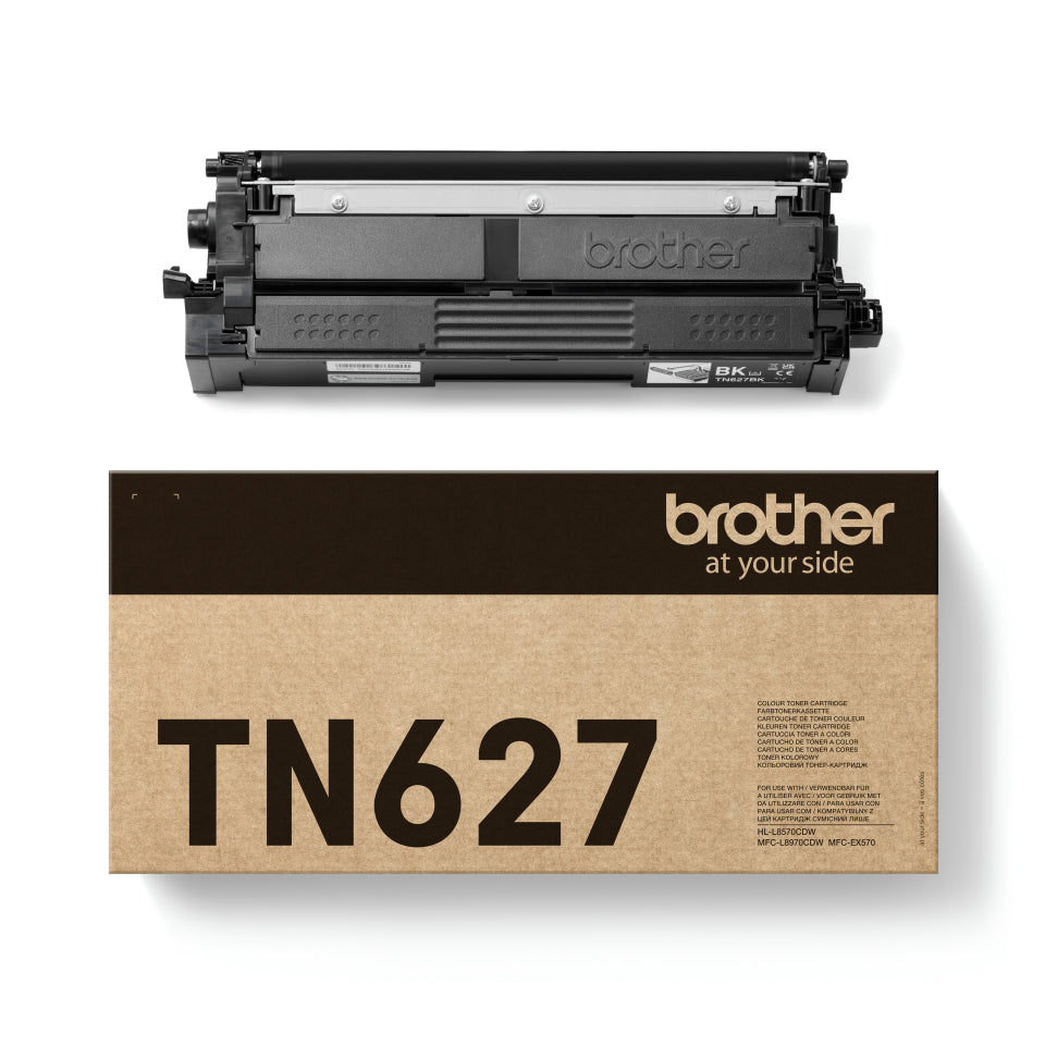Brother TN-627BK BK Toner – Original – 10'000 Seiten – für Brother HL-L8570CDW/MFC-L8970CDW