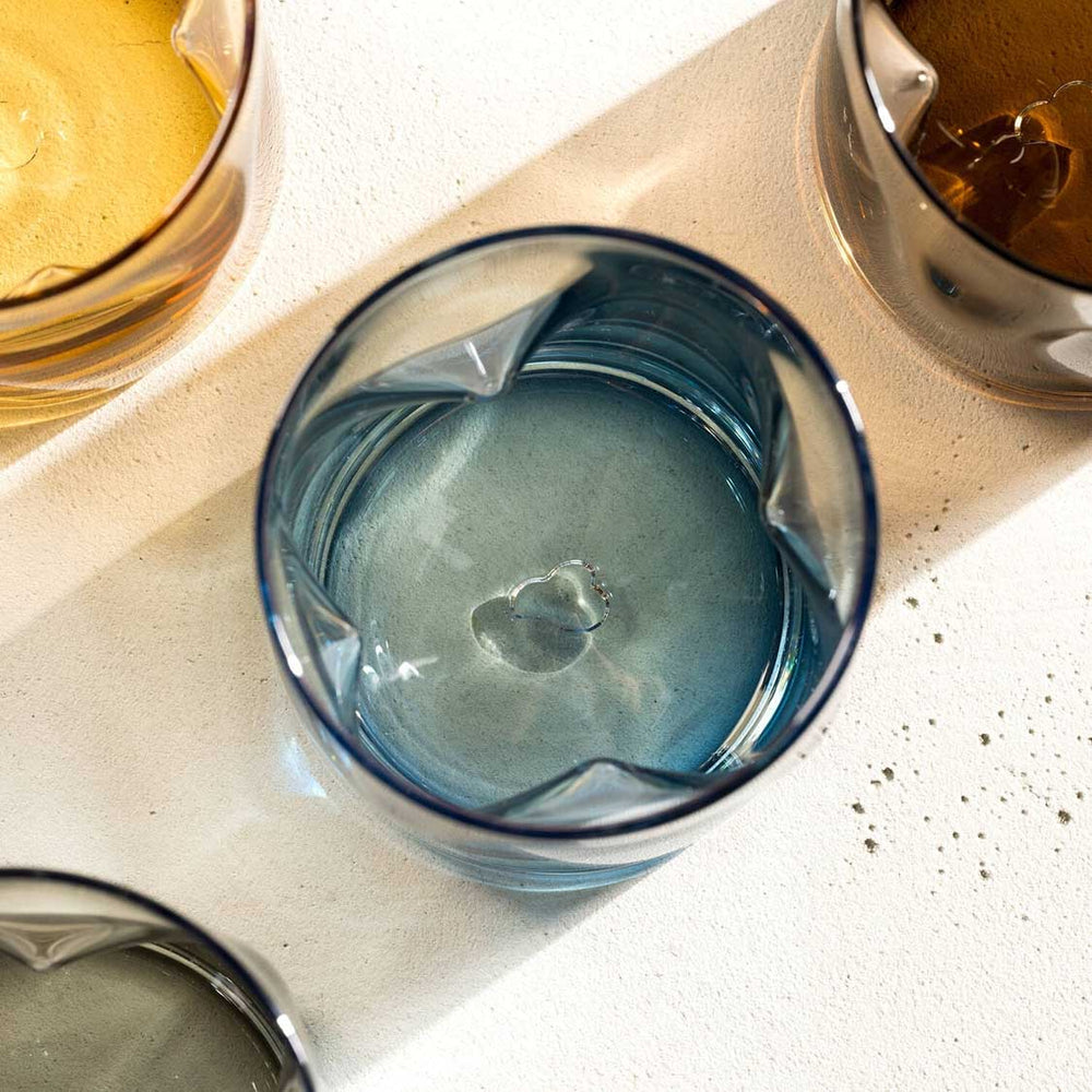 LEONARDO Trinkglas – 0,30 l, Kalk-Natron-Glas, Mehrfarbig, 4 Stück