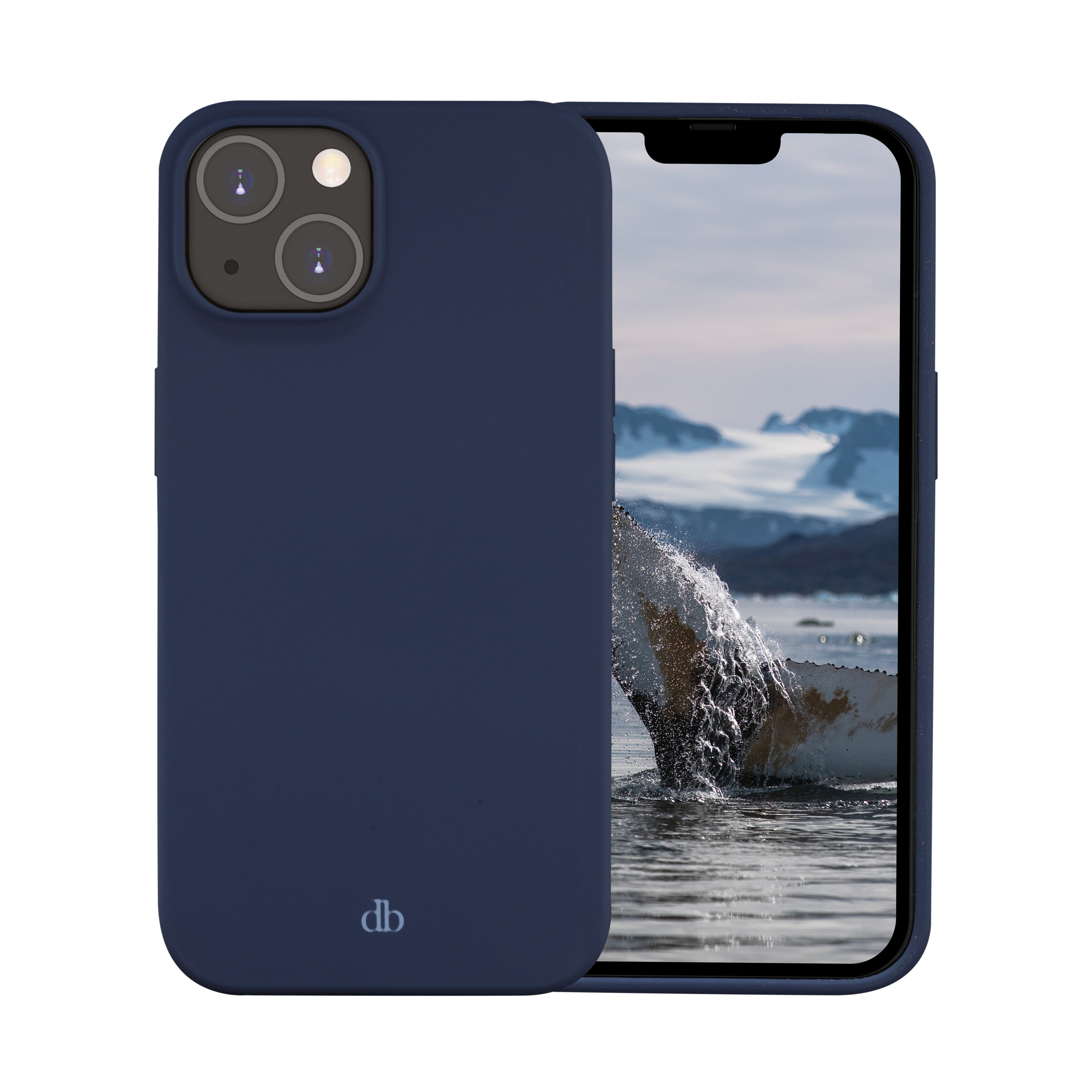 dbramante1928 Costa Rica Backcover – für Apple iPhone 13–17. (Auswahl), Recycling-Kunststoff+Silikon, Blau