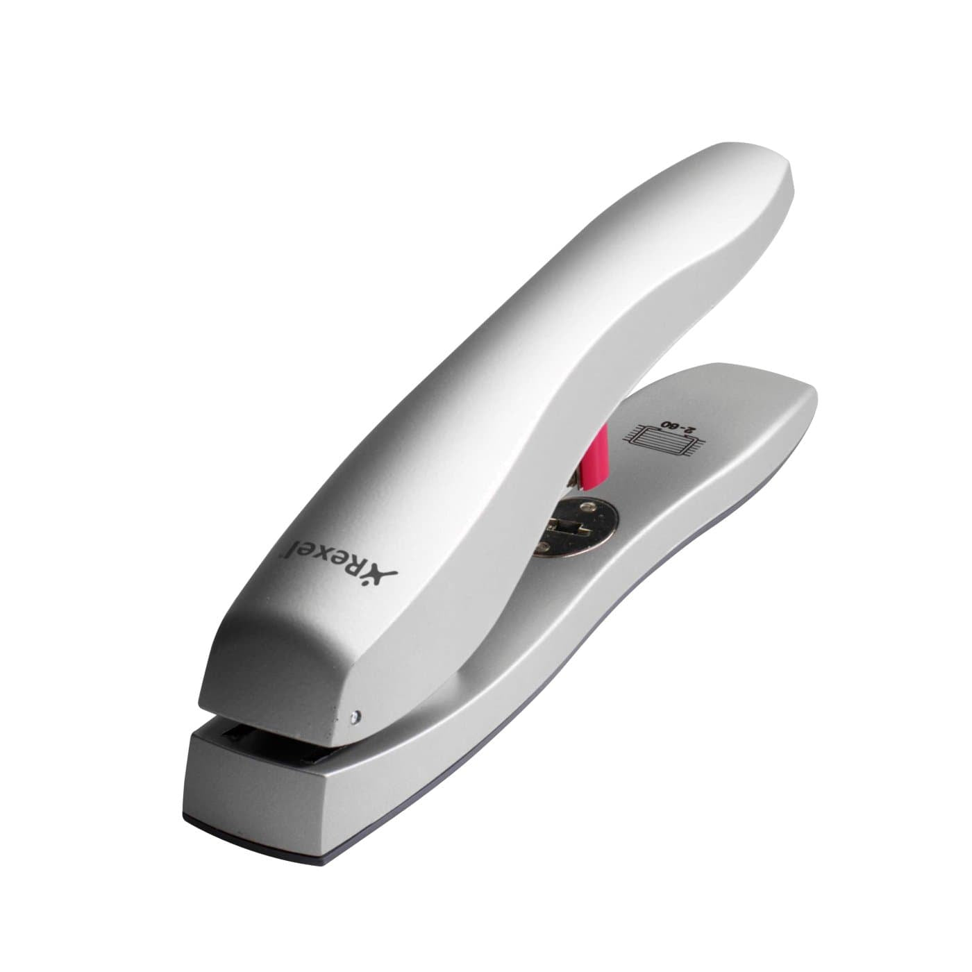 Rexel Odyssey – Blockhefter, 60 Blatt, Oberlademechanik, Einlegetiefe 65 mm, Silber