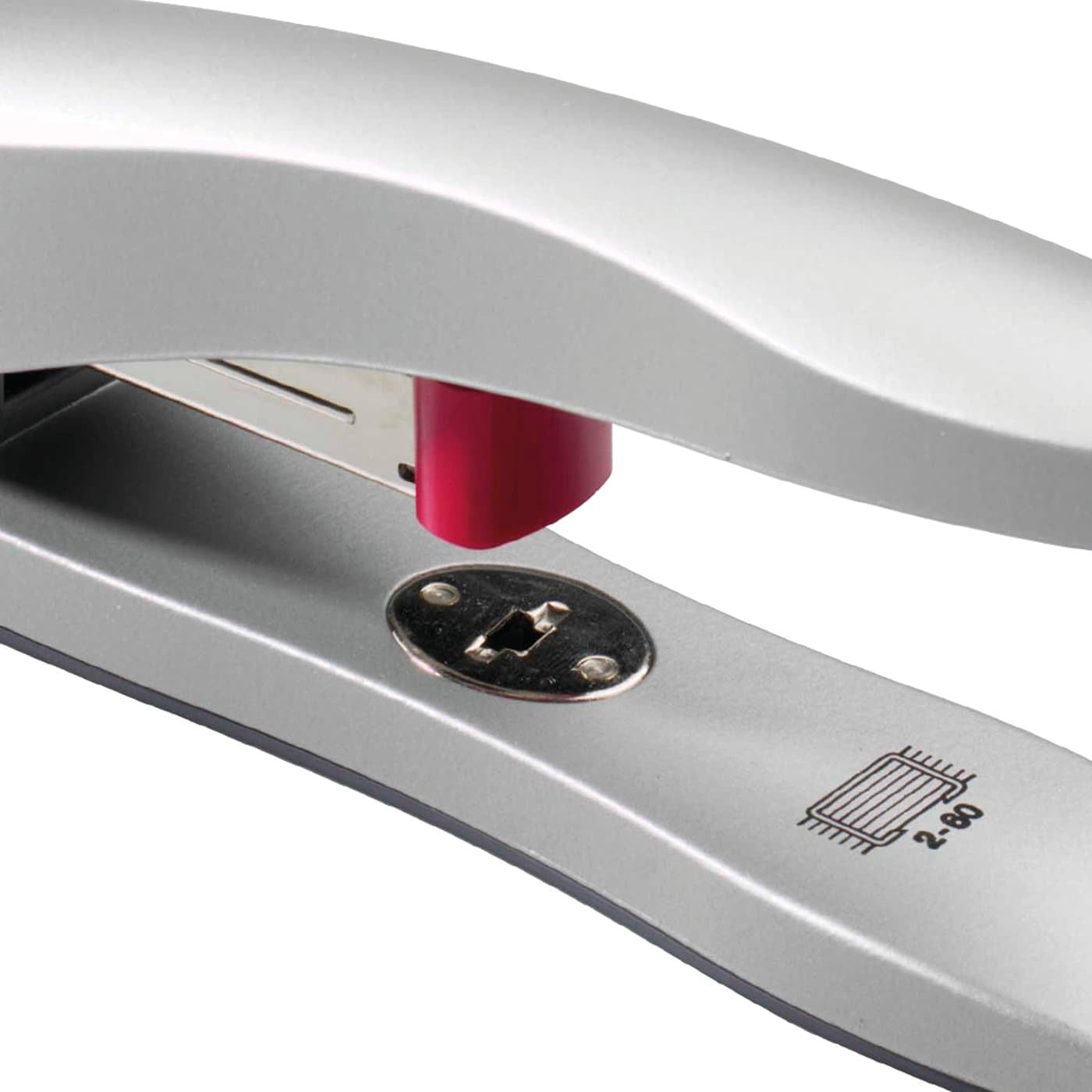 Rexel Odyssey – Blockhefter, 60 Blatt, Oberlademechanik, Einlegetiefe 65 mm, Silber
