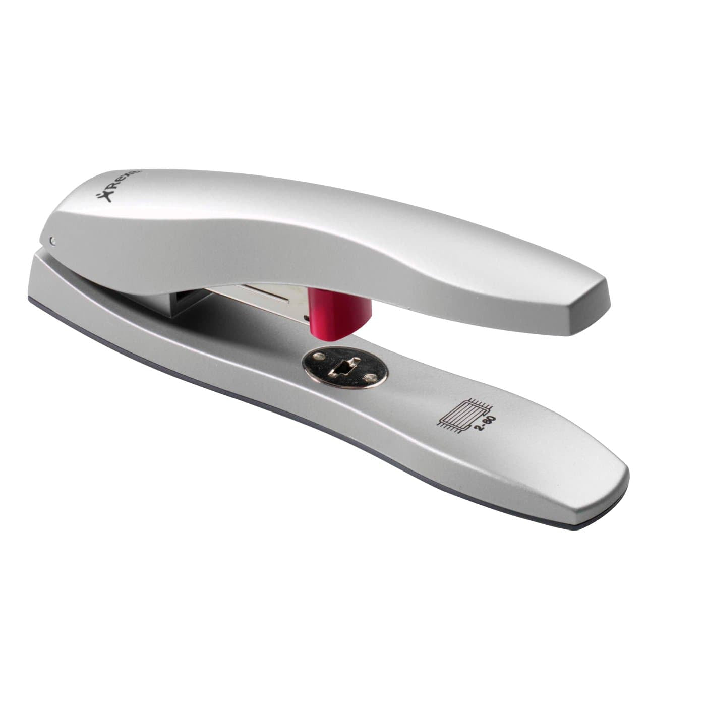 Rexel Odyssey – Blockhefter, 60 Blatt, Oberlademechanik, Einlegetiefe 65 mm, Silber