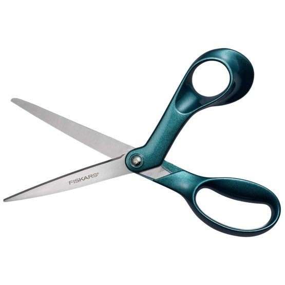 Fiskars Dark Harbour Schere – 21 cm, Kunst & Handwerk, Rechtshänder, Feine Spitze