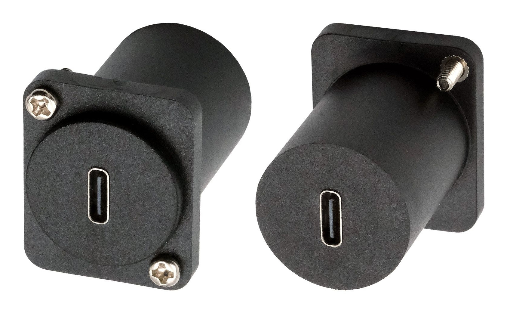EXSYS USB-Adapter USB-C auf USB-C – USB 3.2 Gen 1 (5 Gbit/s) – Power Delivery – Schwarz