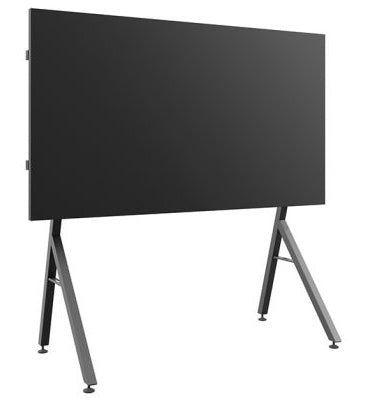 Hagor Digital-Signage-Stand für Samsung IAB 110" – höhenverstellbar, inkl. AV-Ablage – Metall, schwarz