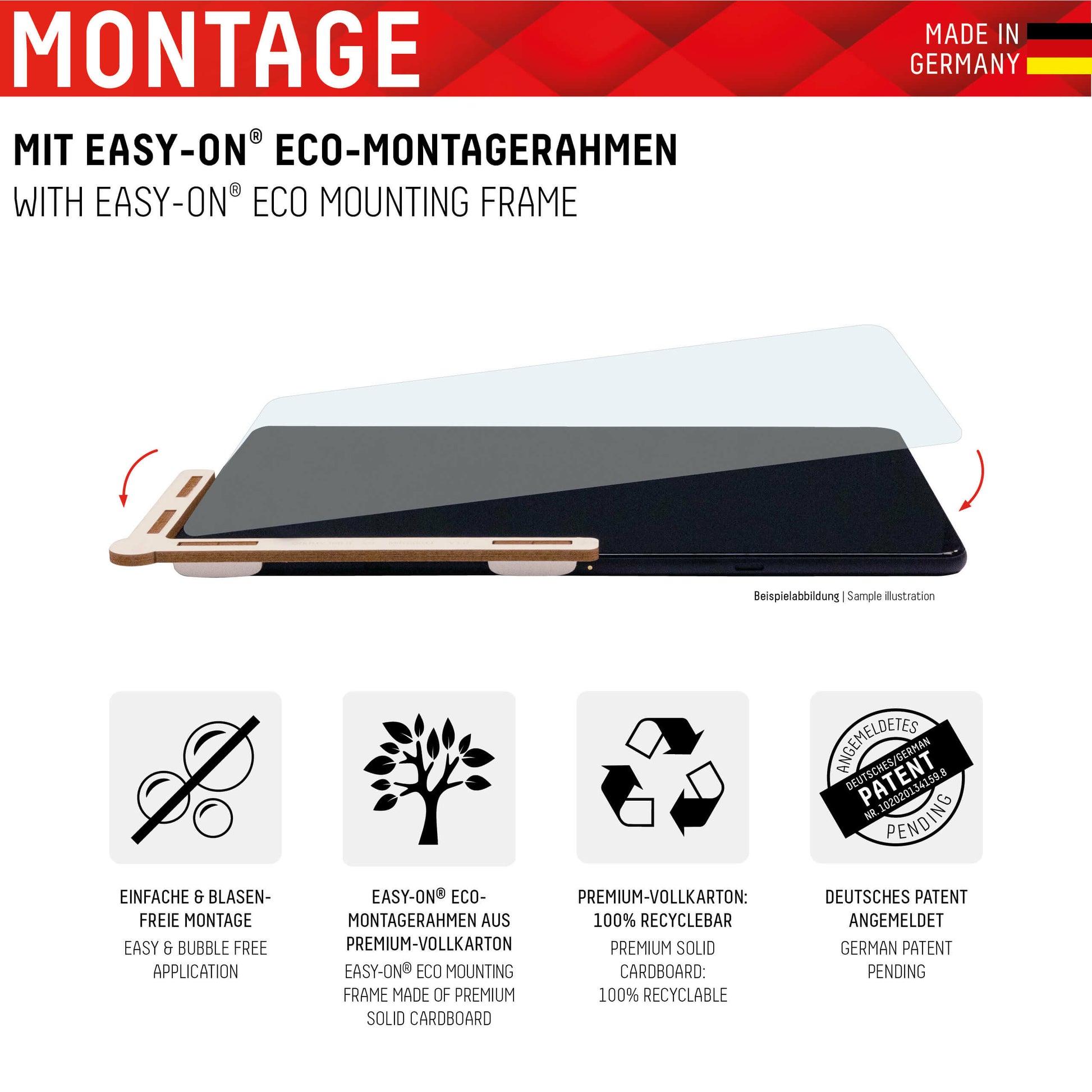 E.V.I. Panzerglas für Xiaomi Redmi Pad 10,6" – 9H, blasenfrei