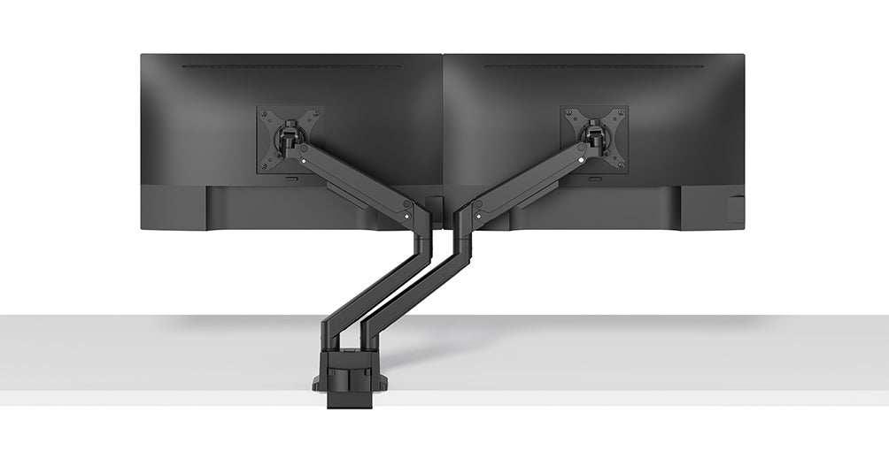 Neomounts Ds70-250Bl2 – Monitorarm, Dual, bis 32", VESA 75 × 75/100 × 100 mm, 9 kg, schwarz