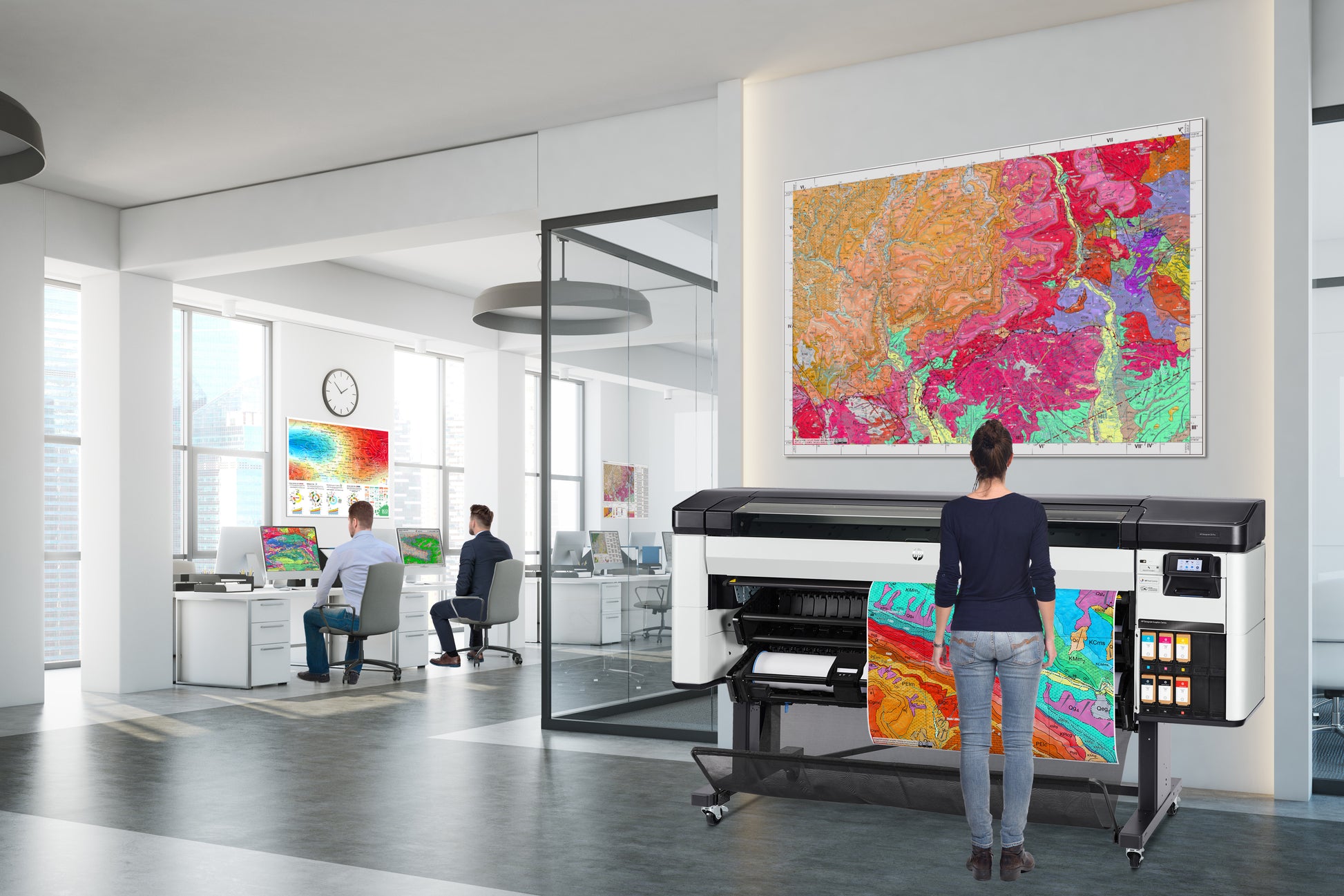 HP DesignJet Z6 Pro 64 Zoll – Grossformat-Plotter, 64" (1'626 mm), LAN
