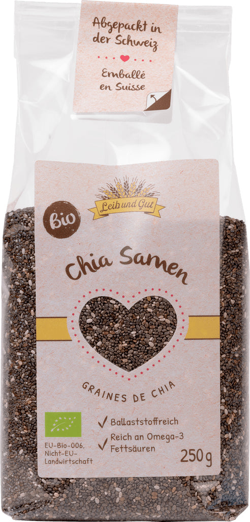 Leib und Gut Bio Chia-Samen – 250 g