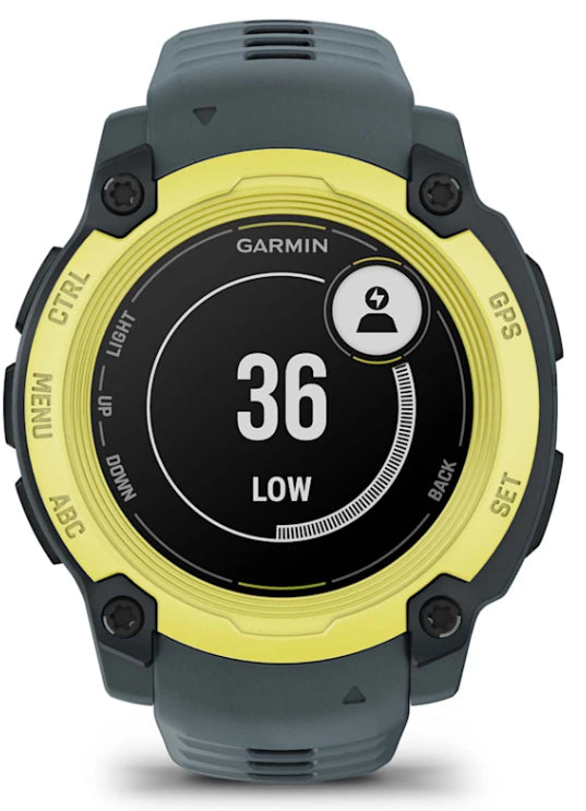 Garmin Instinct E – Smartwatch – 40 mm, 0,86", GPS, Bluetooth, MIP, 10 ATM, Grau, Silikon