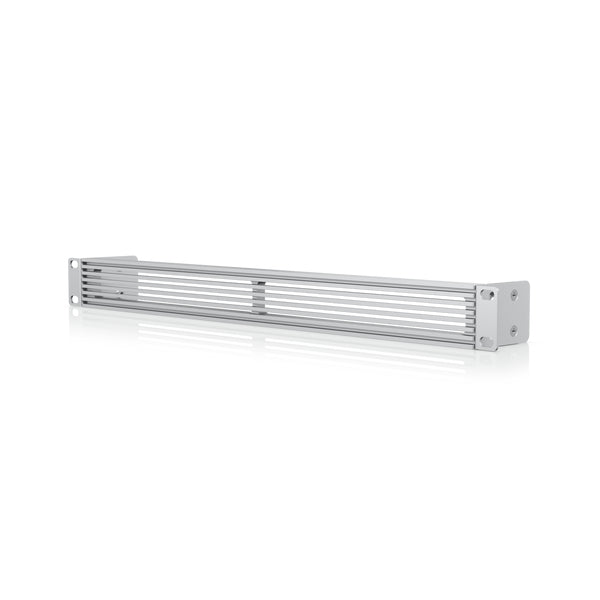 Ubiquiti UACC-RACK-PANEL-VENTED-1U – Belüftete Blindplatte – 19" Rack, 1U, Montageset, Stahl