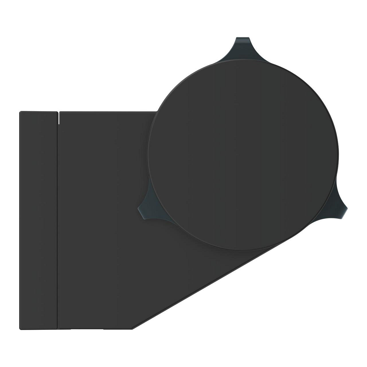 GROHE Haken Vitalio Universal – 7,1×12×8,1 cm, Metall, Schwarz