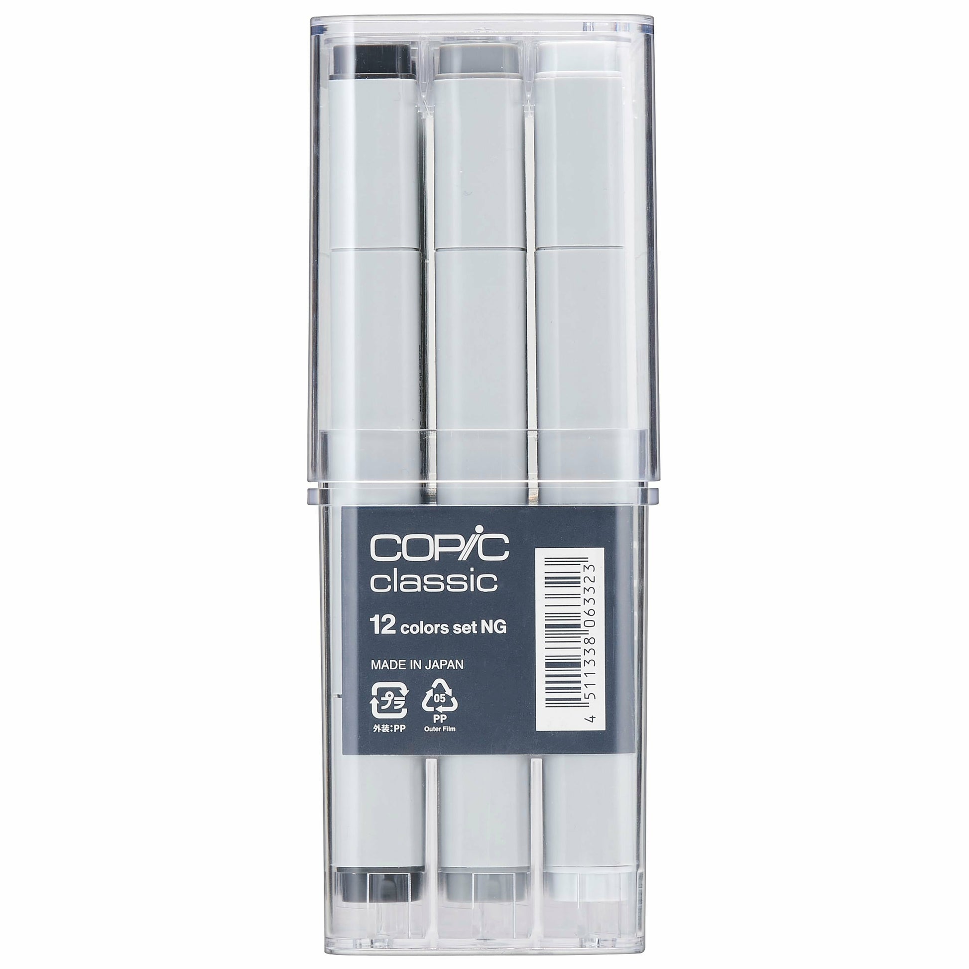 Copic Permanentmarker – Grau, 12er Set
